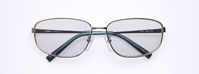 RIDOL チタン メガネ ケース付き リドル R-195 51ロ19-140 RIDOL